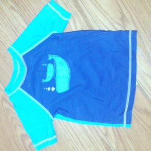 Whale rash guard swimwear baby boy size 18m